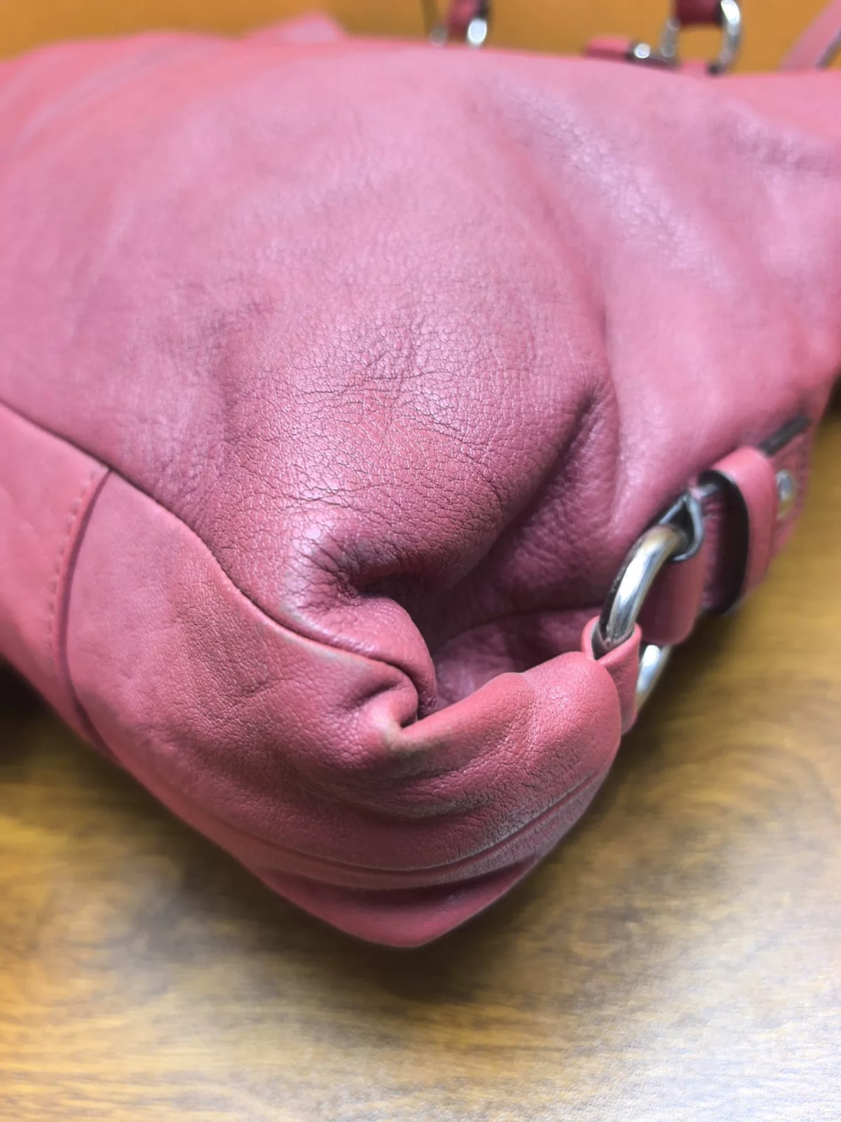 Vintage Coach Pink Pillow Tote Bag 8